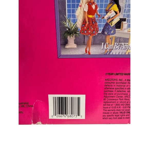 1998 Mattel Barbie Fashion Gift Pack 6 Outfits New Sealed - Picture 7 of 7